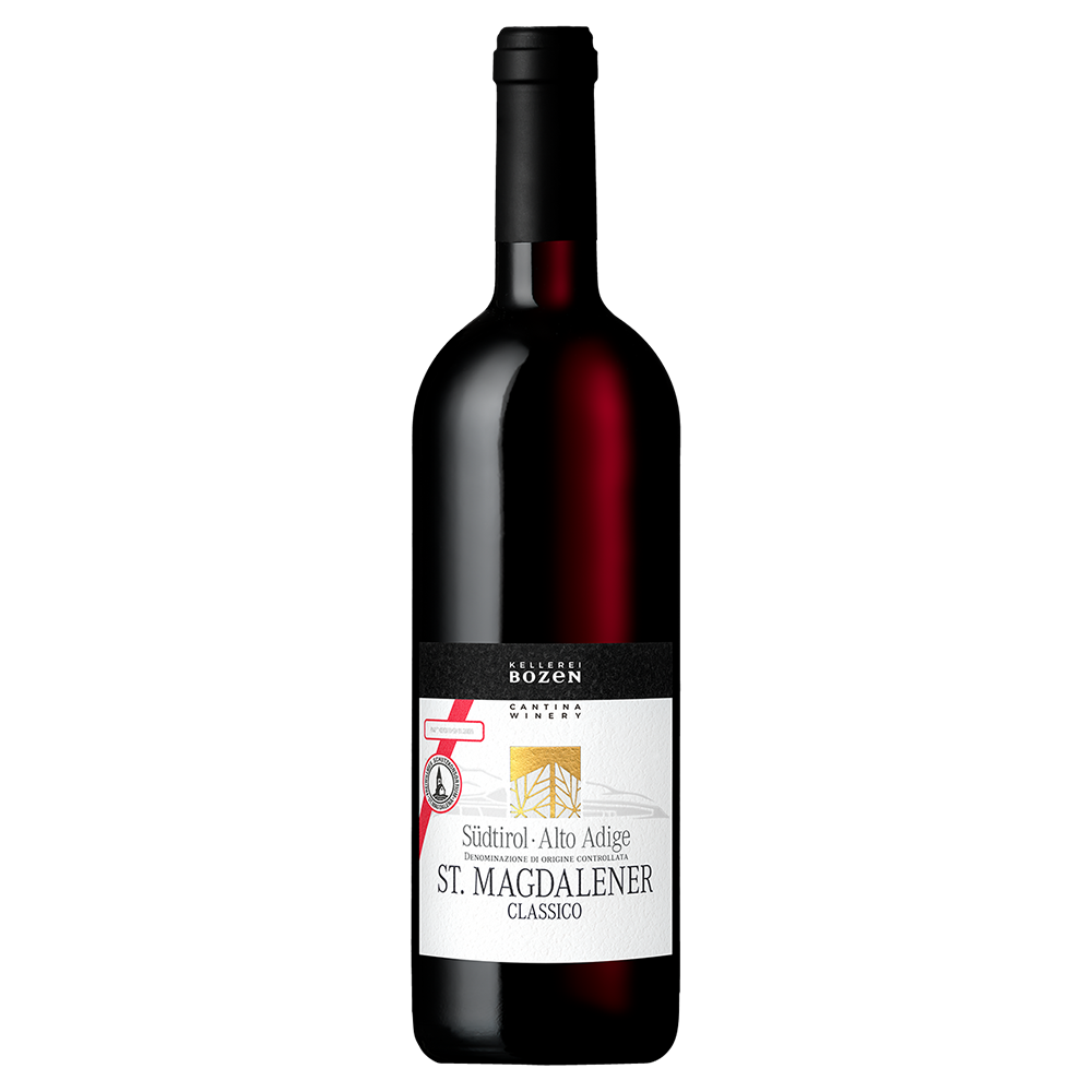 Weinvogel.ch_Guetesiegel_St_Magdalener_classico_Suedtirol_Kellerei_Bozen_Suedtirol_Rotwein