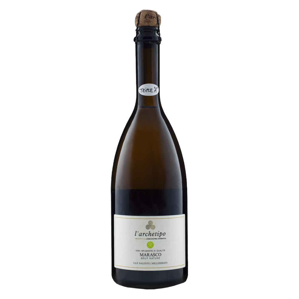 Weinvogel.ch_Marasco_Spumante_brut_nature_Salento_L_Archetipo_Apulien_Schaumwein