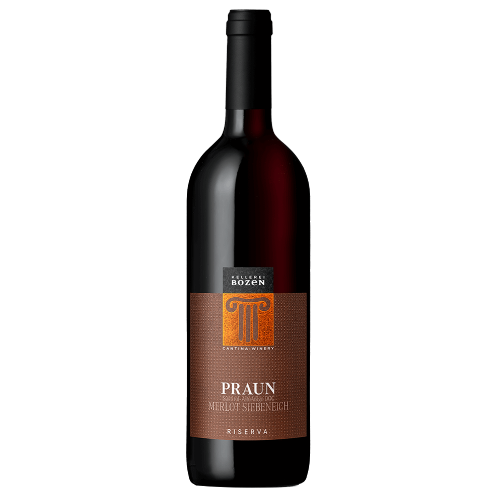Weinvogel.ch_Praun_Merlot_Siebeneich_Riserva_Suedtirol_Kellerei_Bozen_Suedtirol_Rotwein