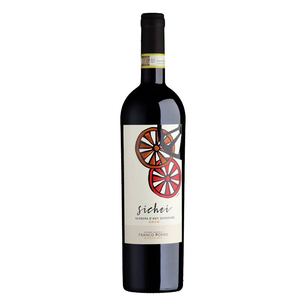 Weinvogel.ch_Sichei_Barbera_d_Asti_Franco_Roero_Piemont_Rotwein