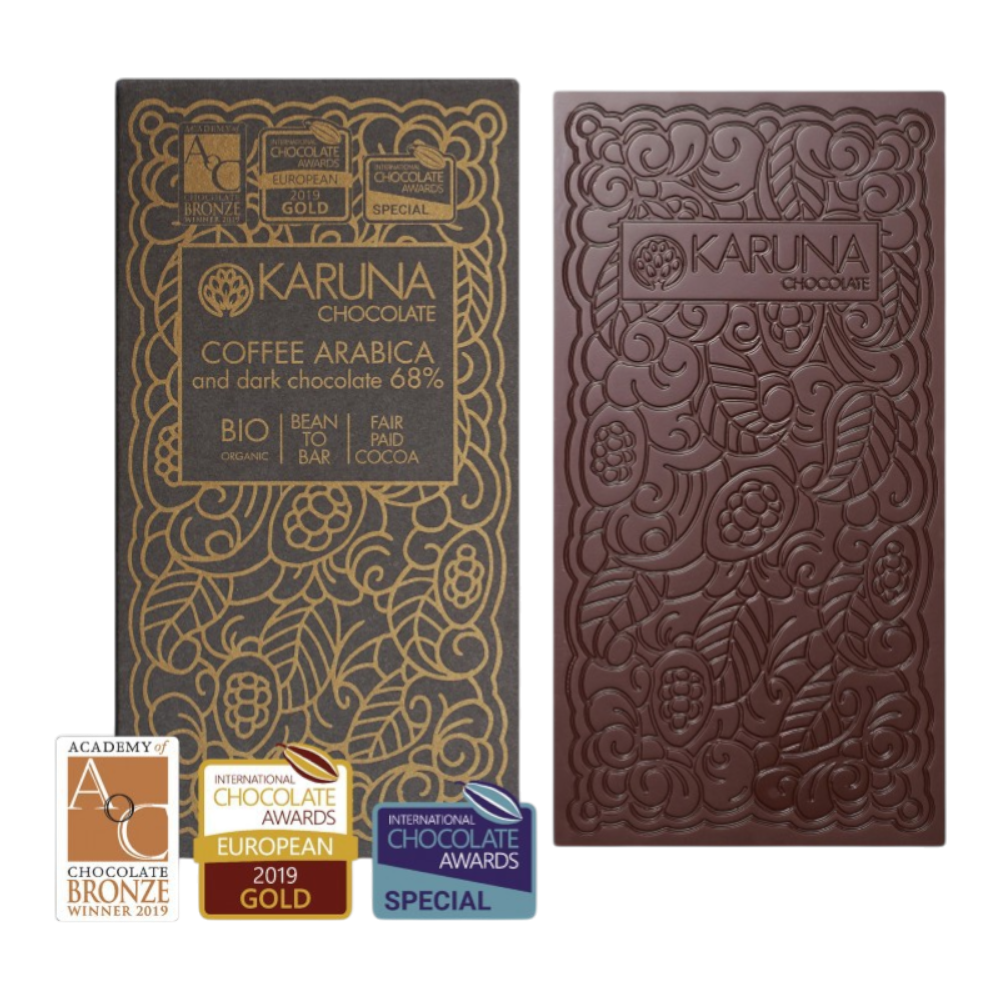 Tafelschokolade Kaffee Arabica 68% 60g