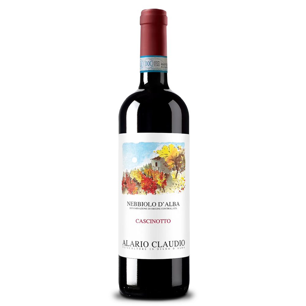 Weinvogel_Cascinotto_Nebbiolo_d_Alba_Claudio_Alario_Piemont_Rotwein