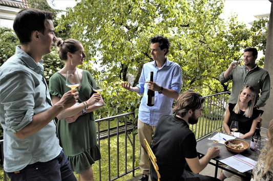 Degustation bei Weinvogel