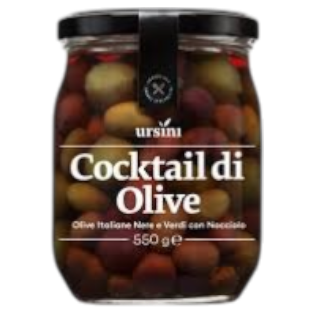 Cocktail Oliven 550g