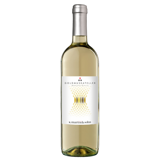 Weinvogel.ch_Goldmuskateller_lieblich_Weinberg_Dolomiten_K._Martini_und_Sohn_Suedtirol_Weisswein