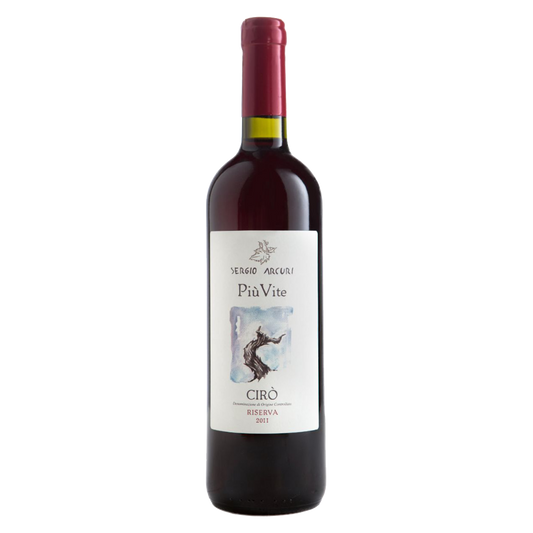 Weinvogel.ch_Piu_Vite_Ciro_Riserva_Calabria_Sergio_Arcuri_Kalabrien_Rotwein
