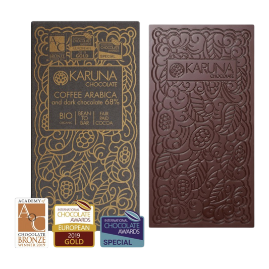 Tafelschokolade Kaffee Arabica 68% 60g