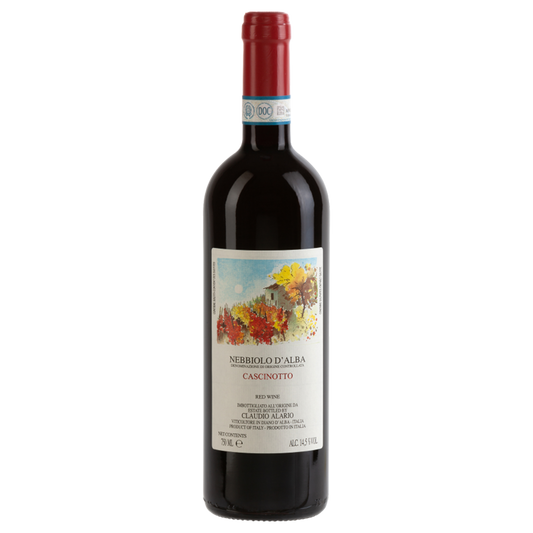 Weinvogel_Cascinotto_Nebbiolo_d_Alba_Claudio_Alario_Piemont_Rotwein