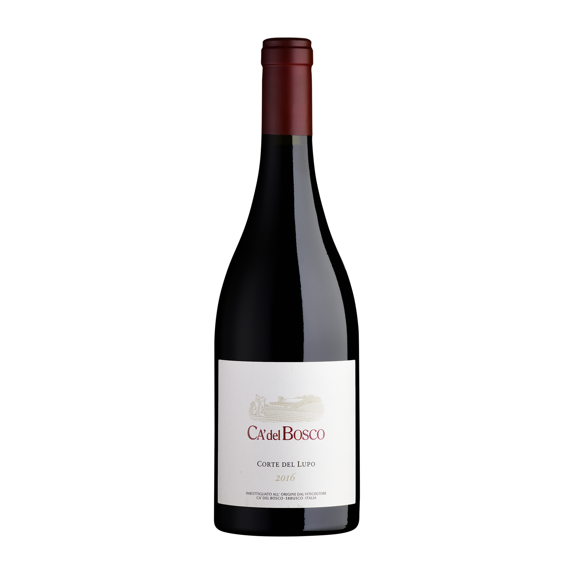 Weinvogel.ch_Corte_del_Lupo_rosso_Curtefranca_Ca_del_Bosco_Lombardei_Rotwein